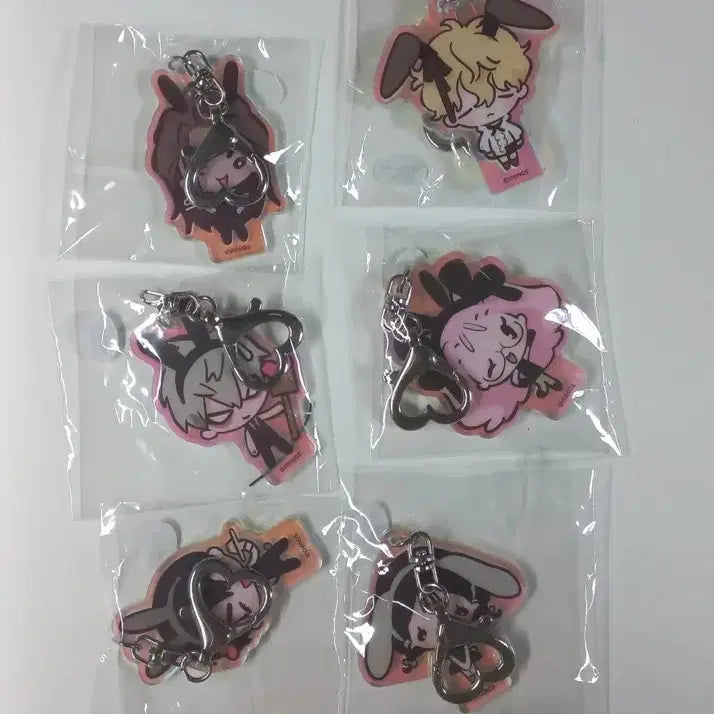 [BUNJANG] Banister Aste Keyring Bundle Set / 바니스테 에이스테 키링 이반 틸 미지 수아 루카 현아