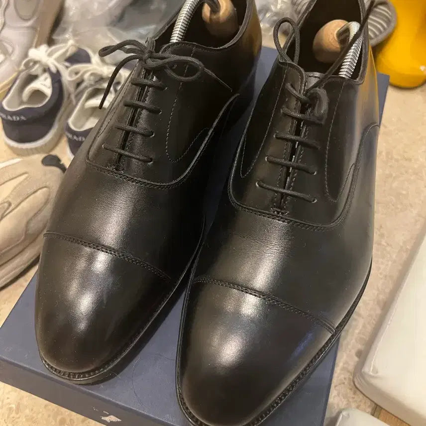 [BUNJANG] Alfred Sargent Ampfield Black Dress Shoes / 알프레드사전트 암필드 블랙 7.5