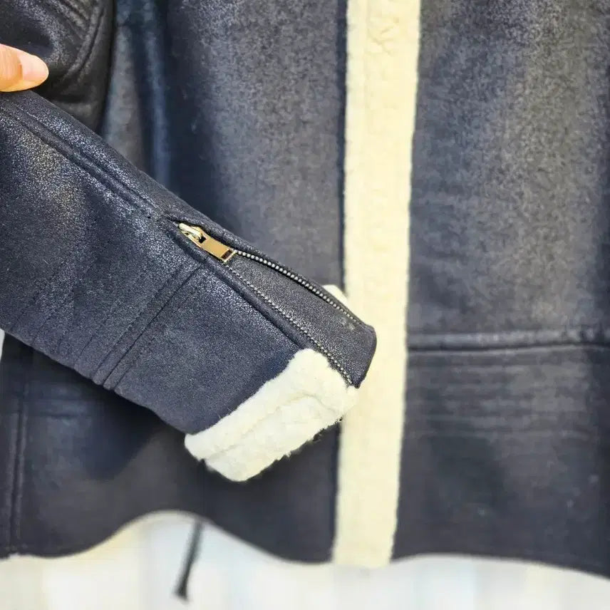 [BUNJANG] G-Cut Sheepskin Mouton / 지컷 G-cut 양모 무스탕