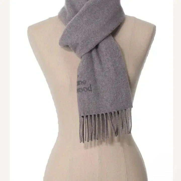 [BUNJANG] Vivienne Westwood Gray Wool Muffler / 비비안 웨스트우드 그레이 울 머플러