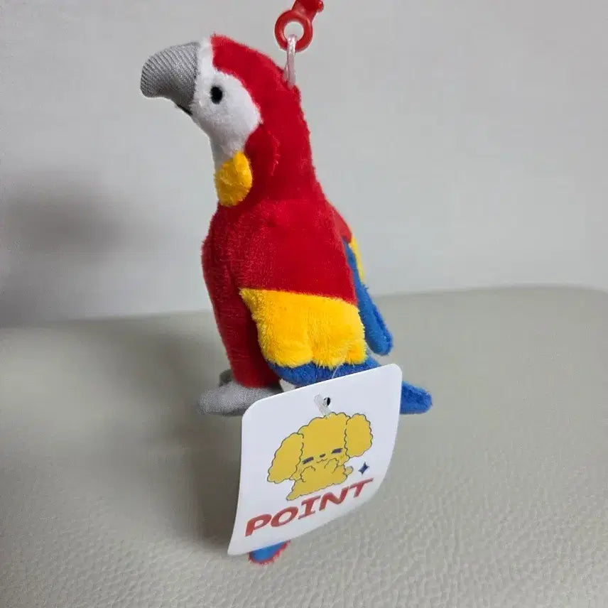 [BUNJANG] POINT Parrot Doll Keychain / POINT 앵무새 인형 키링