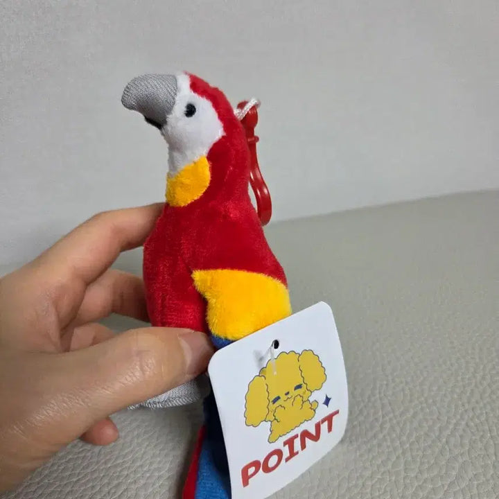 [BUNJANG] POINT Parrot Doll Keychain / POINT 앵무새 인형 키링