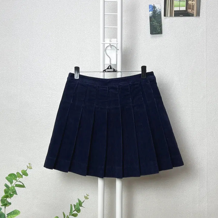 [BUNJANG] Polo Corduroy Pleated Skirt / 폴로 코듀로이 플리츠 스커트 치마