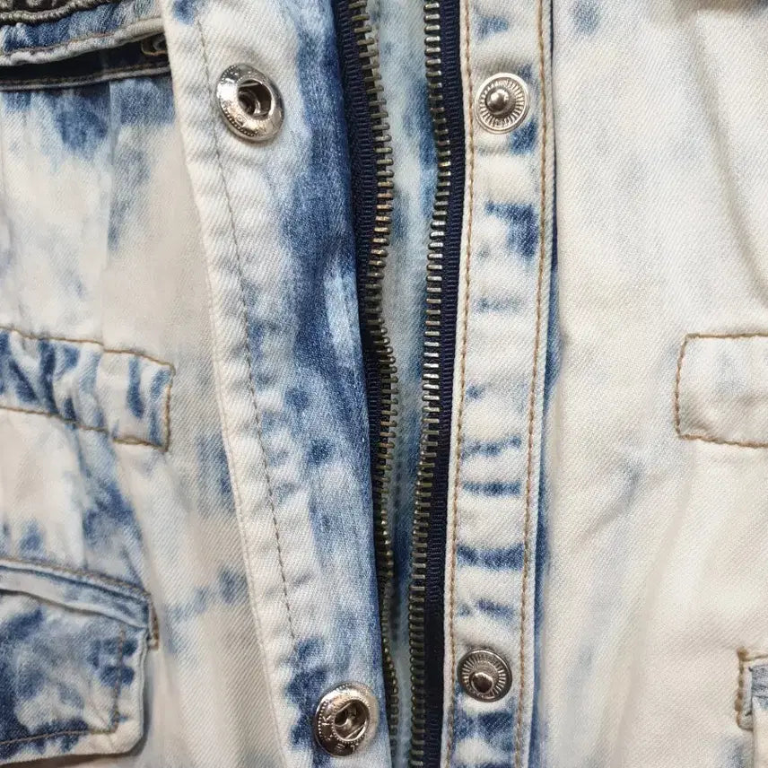 [BUNJANG] EGOIST Denim Washed Jacket / EGOIST 데님 워싱 야상 점퍼