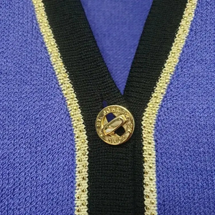 [BUNJANG] ST. JOHN Collection Luxury Beaded Trim Long Jacket / 드라이완료)명품 ST.JOHN 센존 컬렉션 럭셔리 비즈라인배색 롱 자켓
