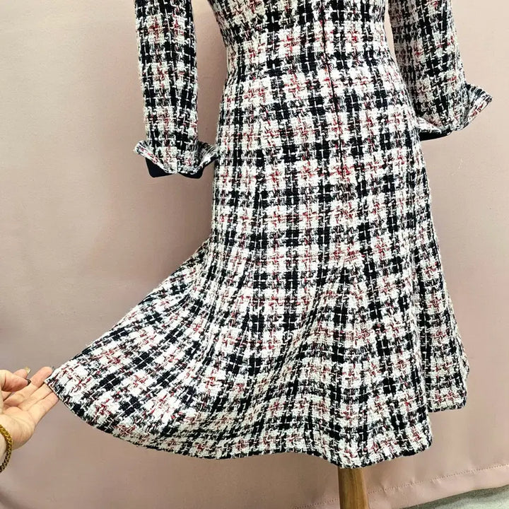 [BUNJANG] It MICHAA Tweed Flare Dress / 잇미샤 트위드 플레어 원피스