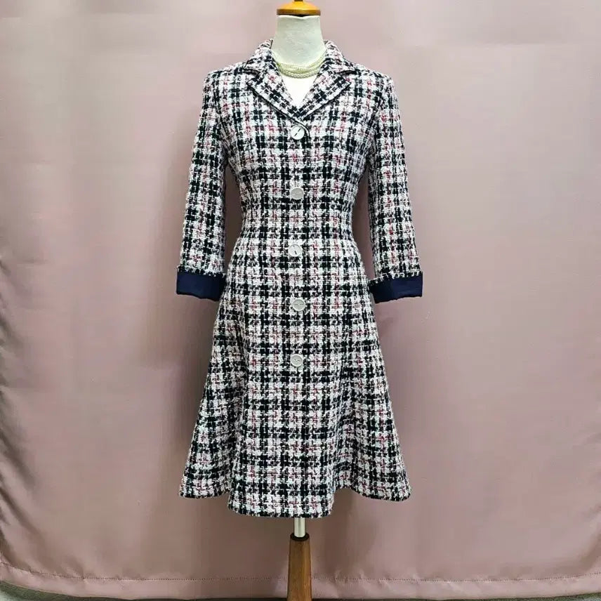 [BUNJANG] It MICHAA Tweed Flare Dress / 잇미샤 트위드 플레어 원피스