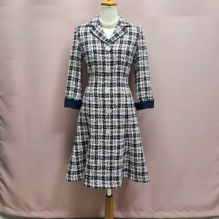 [BUNJANG] It MICHAA Tweed Flare Dress / 잇미샤 트위드 플레어 원피스