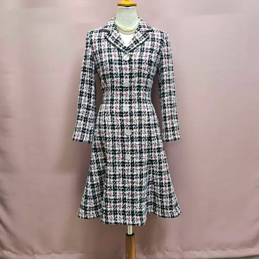 [BUNJANG] It MICHAA Tweed Flare Dress / 잇미샤 트위드 플레어 원피스