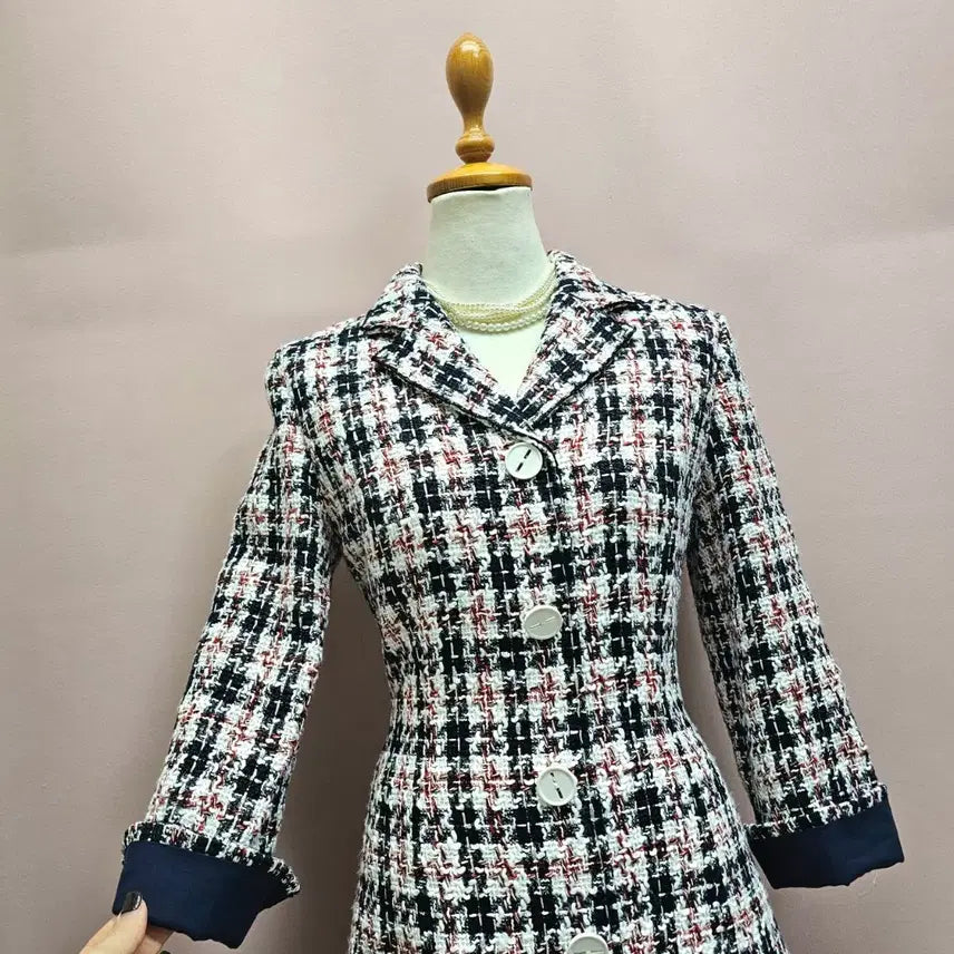 [BUNJANG] It MICHAA Tweed Flare Dress / 잇미샤 트위드 플레어 원피스