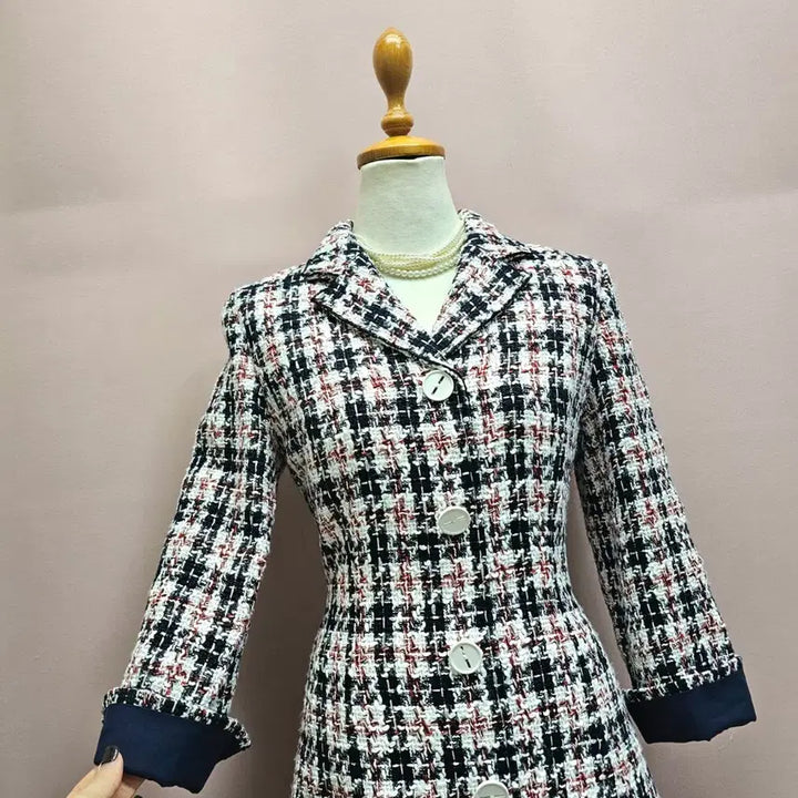 [BUNJANG] It MICHAA Tweed Flare Dress / 잇미샤 트위드 플레어 원피스