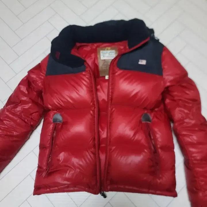 [BUNJANG] R.athletic American Bear Studio Red Down Jacket / 다운점퍼