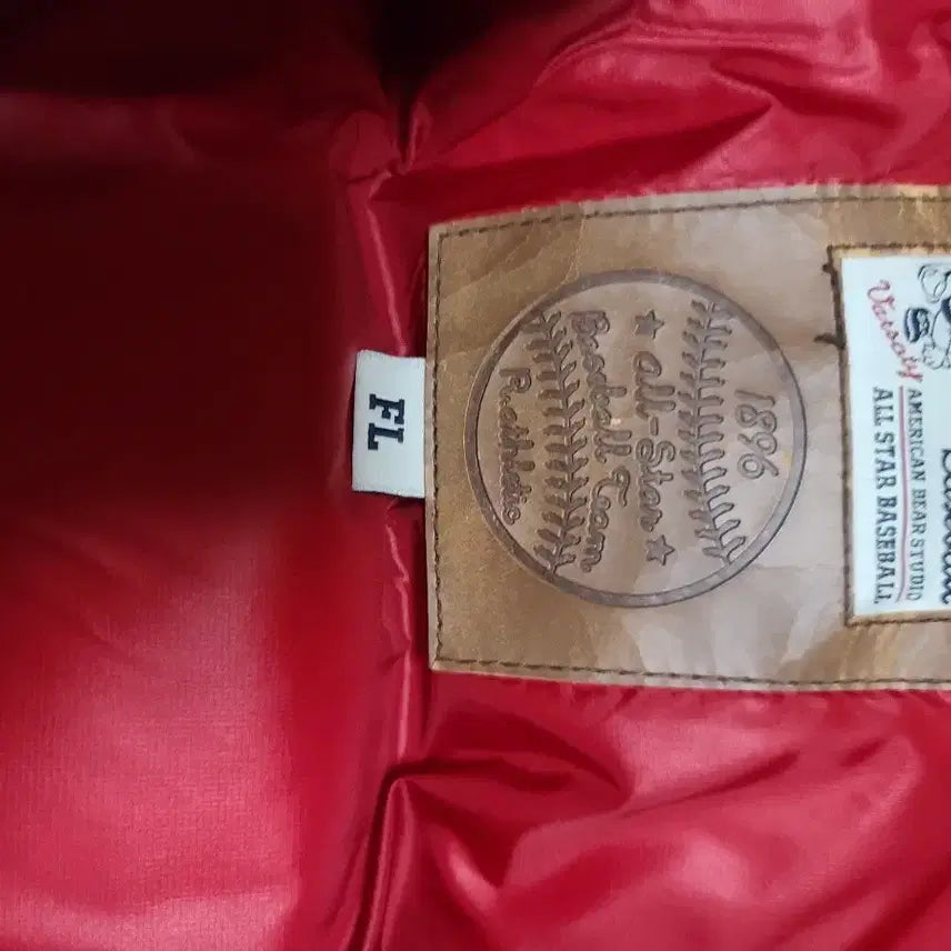 [BUNJANG] R.athletic American Bear Studio Red Down Jacket / 다운점퍼