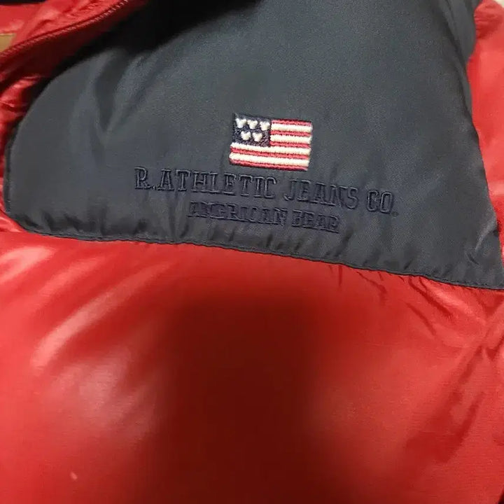 [BUNJANG] R.athletic American Bear Studio Red Down Jacket / 다운점퍼