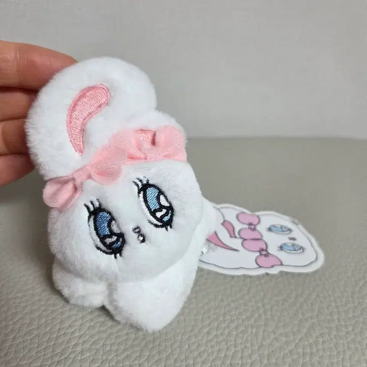 [BUNJANG] Esther Bunny Lying White Rabbit Keyring / 에스더버니 라잉 화이트 토끼 인형 키링