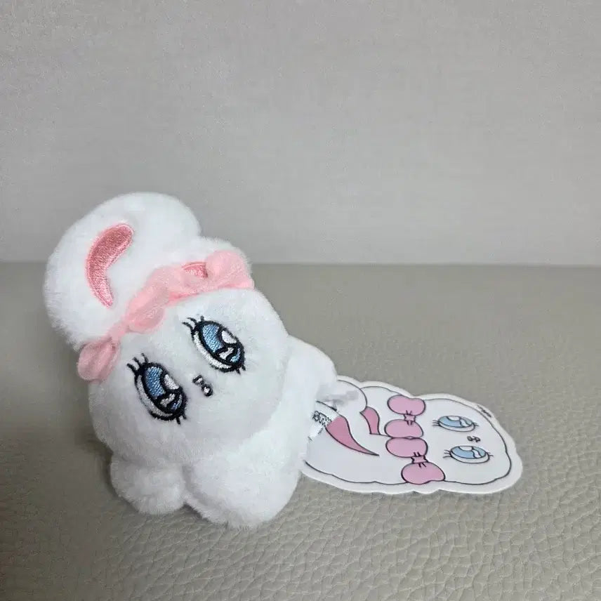 [BUNJANG] Esther Bunny Lying White Rabbit Keyring / 에스더버니 라잉 화이트 토끼 인형 키링