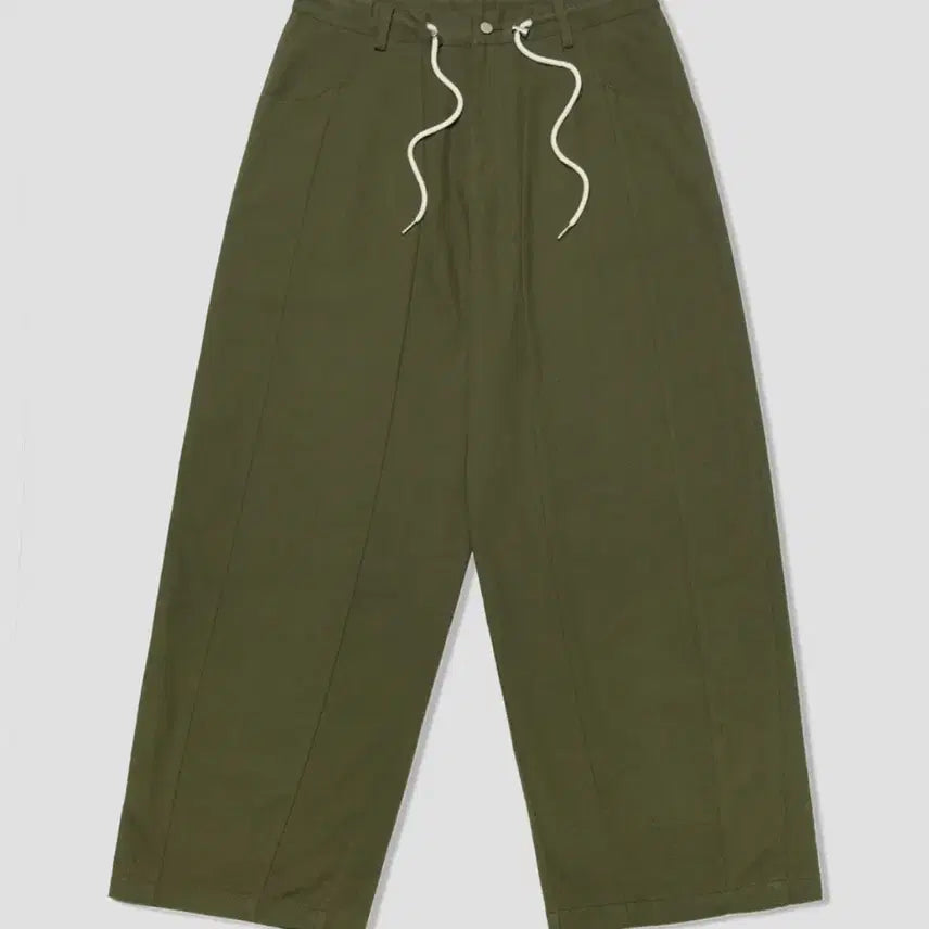 [SOLD OUT] GLW 굿 라이프 웍스 와이드핏 카키색 바지