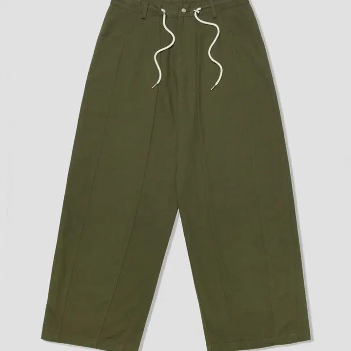 [SOLD OUT] GLW 굿 라이프 웍스 와이드핏 카키색 바지