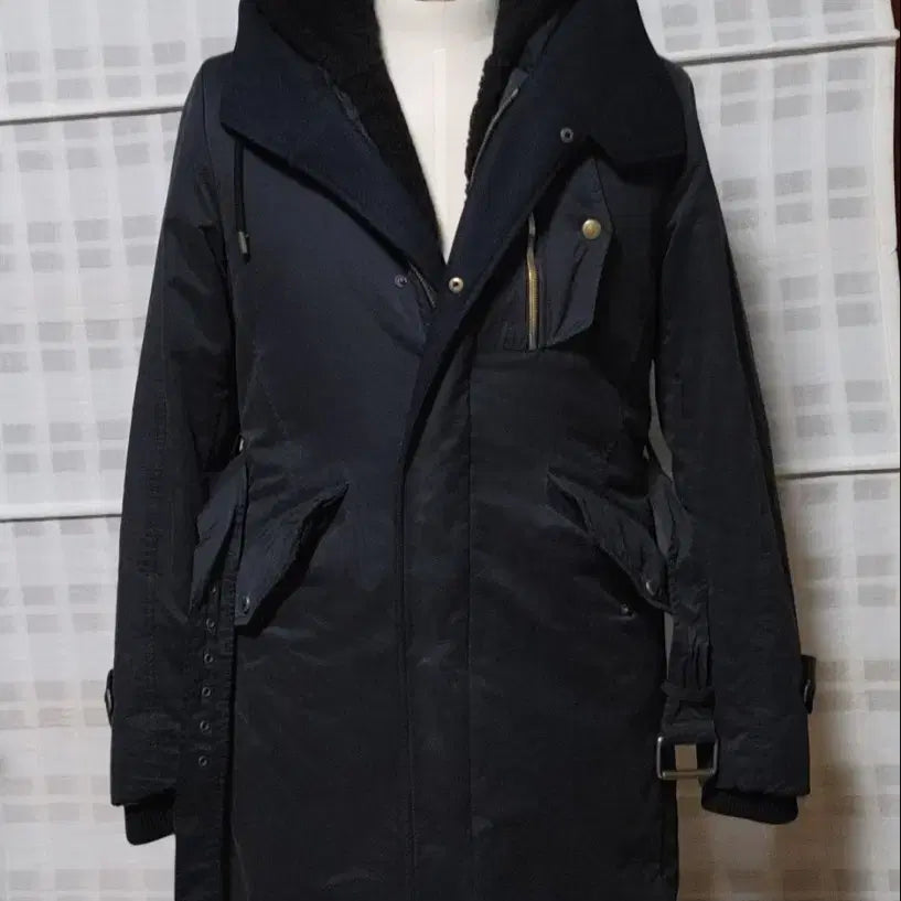 [BUNJANG] Time Homme Detachable Inner Padding Jumper / (한섬) 타임옴므 검정 내피탈부착 패딩 점퍼 95