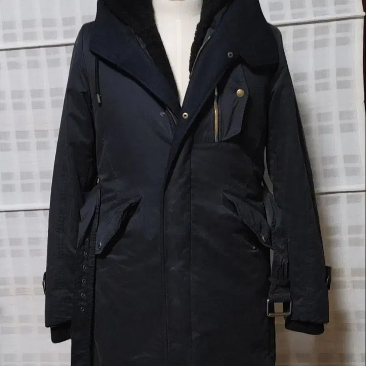 [BUNJANG] Time Homme Detachable Inner Padding Jumper / (한섬) 타임옴므 검정 내피탈부착 패딩 점퍼 95