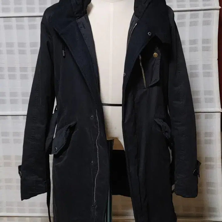 [BUNJANG] Time Homme Detachable Inner Padding Jumper / (한섬) 타임옴므 검정 내피탈부착 패딩 점퍼 95