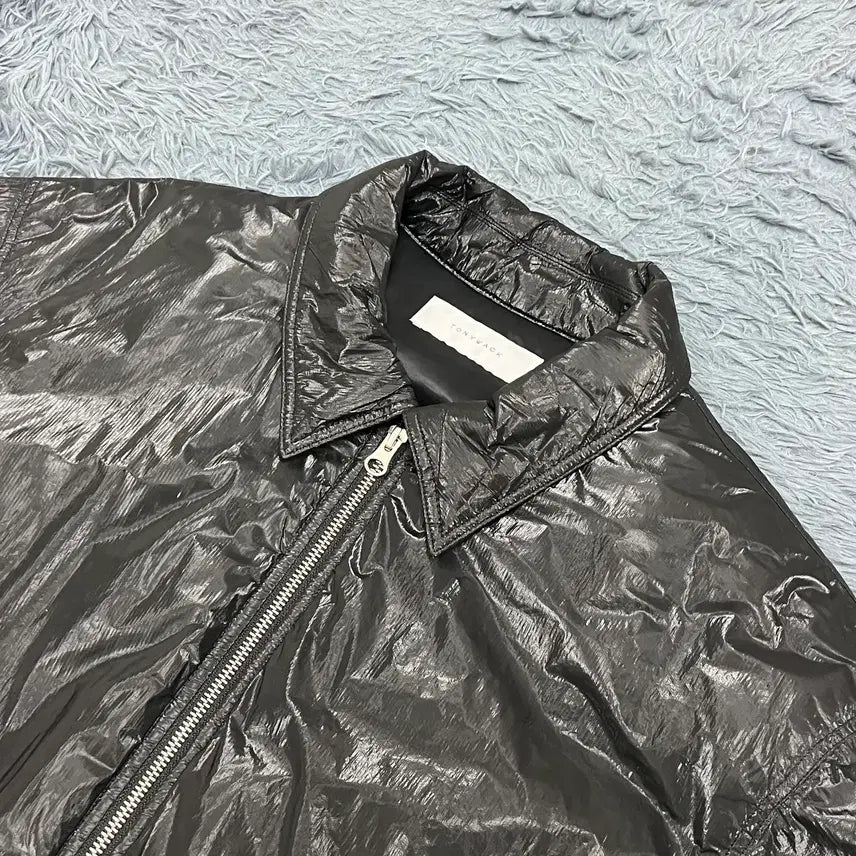 [BUNJANG] Toni Wek Black Coated MA-1 Jacket / (정품) 토니웩 블랙 코팅MA-1 점퍼 95사이즈