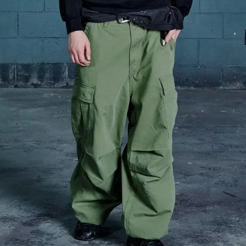 [BUNJANG] nod Stone Wash Cargo Pants Khaki Size 3 / nod 노드 스톤 워시 카고 팬츠 카키 3사이즈
