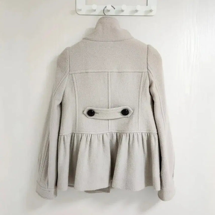 [BUNJANG] Burberry Blue Label Nova Check Peplum Coat / 버버리 블루라벨 노바체크 페플럼 반코트