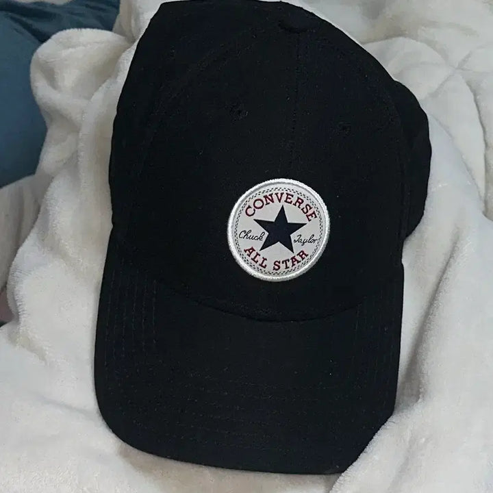 [BUNJANG] Converse Basic Ball Cap Hat Black / 컨버스 기본 볼캡 모자 블랙