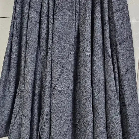 [BUNJANG] SYSTEM Wool Blend Check Bending Skirt / SYSTEM 울 블렌드 체크 밴딩 스커트