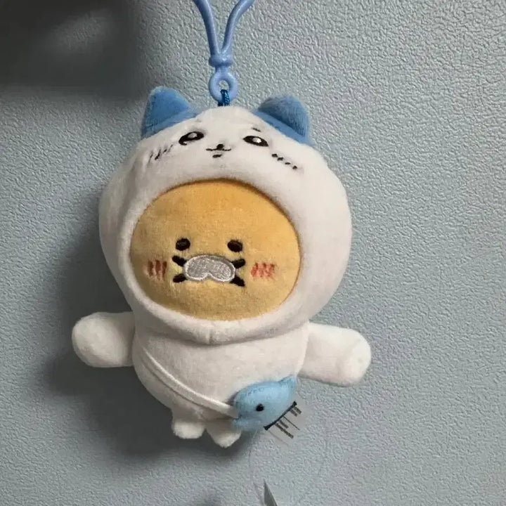 [BUNJANG] Kakao Friends Chunsik Hachiware Chiikawa Collaboration Keyring Doll / 카카오프렌즈 춘식이 하치와레 인형 키링 치이카와