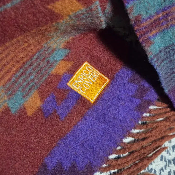 [BUNJANG] Vintage Navajo Pattern Wool Muffler / 빈티지 나바호 패턴 울 머플러