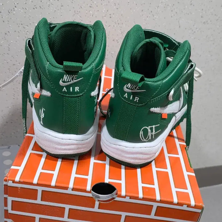[BUNJANG] Nike Off-White Air Force 1 Green / 나이키 x 오프화이트 에어포스1 그린