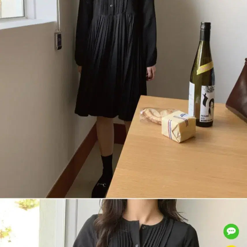 [BUNJANG] 98℃ Veruca Pleated Dress / 98도씨 베루카 플리츠 원피스
