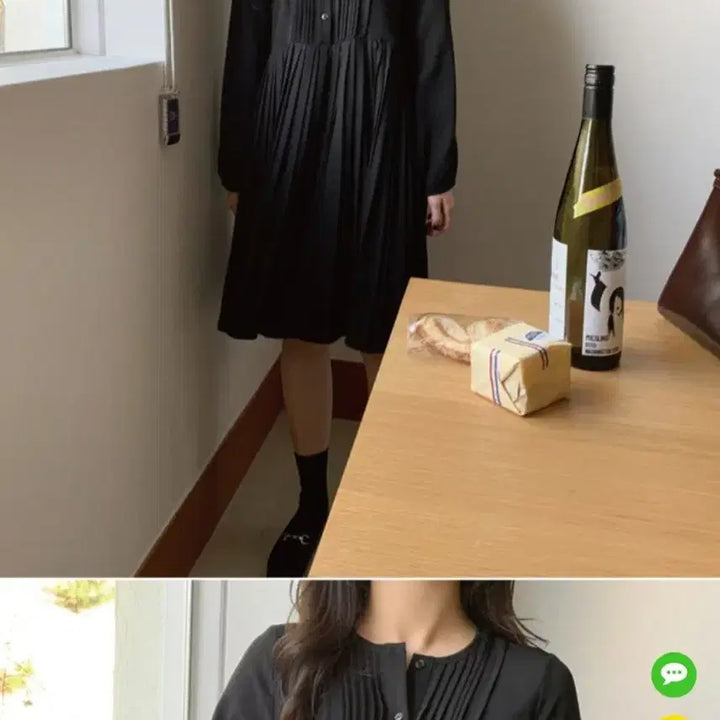 [BUNJANG] 98℃ Veruca Pleated Dress / 98도씨 베루카 플리츠 원피스