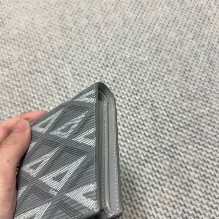 [BUNJANG] Dior CD Diamond Canvas Wallet / 디올 CD 다이아몬드 캔버스 반지갑