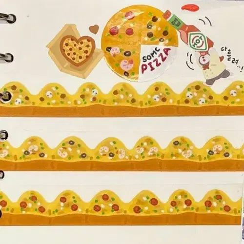 [BUNJANG] Somssi Pizza Washi Tape / 솜씨 피자 마테