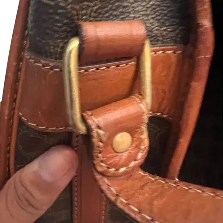 [BUNJANG] Celine Macadam Shoulder Bag / 셀린느 마카담 숄더백 브라운