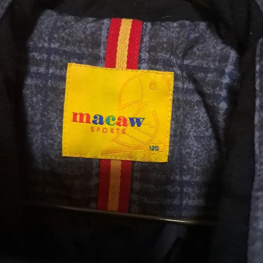 [BUNJANG] macaw 체크 패턴 패딩 점퍼 / macaw 체크 패턴 패딩 점퍼