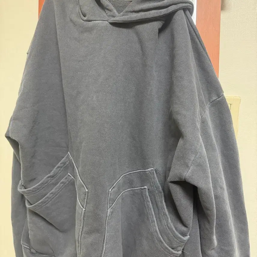 [BUNJANG] Vintage Washed Navy Hoodie / 빈티지 워싱 후드티 네이비