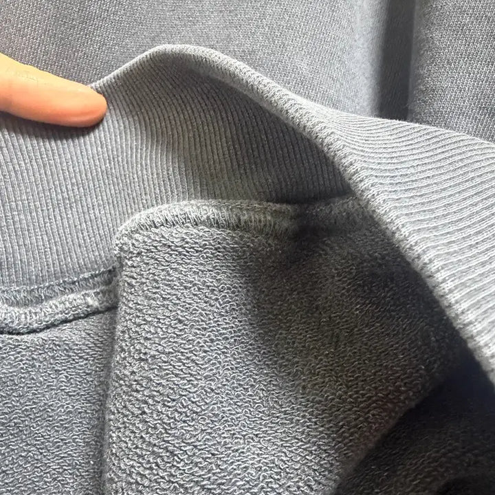 [BUNJANG] Vintage Washed Navy Hoodie / 빈티지 워싱 후드티 네이비
