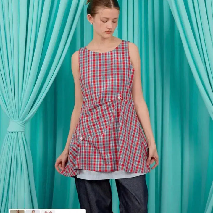 [SOLD OUT] 헤레틱 원피스 BUTTON FLARED MINI DRESS