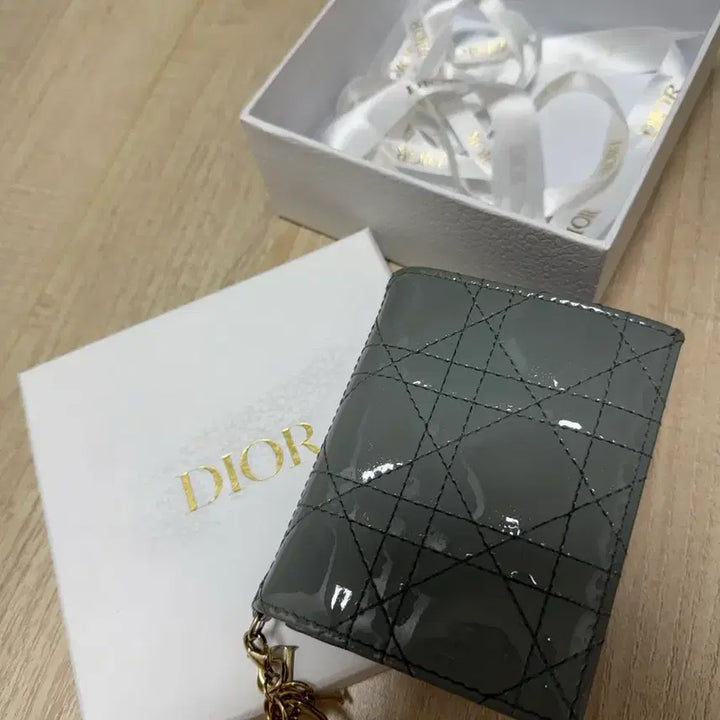 [BUNJANG] Dior Cannage Mini Wallet / 디올 페이던트 까나쥬 미니지갑