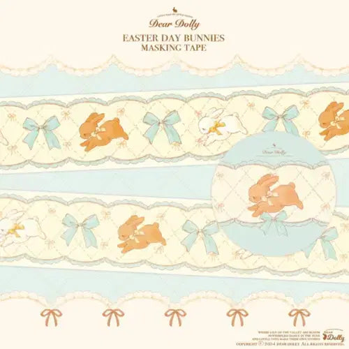 [BUNJANG] DearDolly Easter Lace Washi Tape / 디어돌리 이스터 레이스 마테