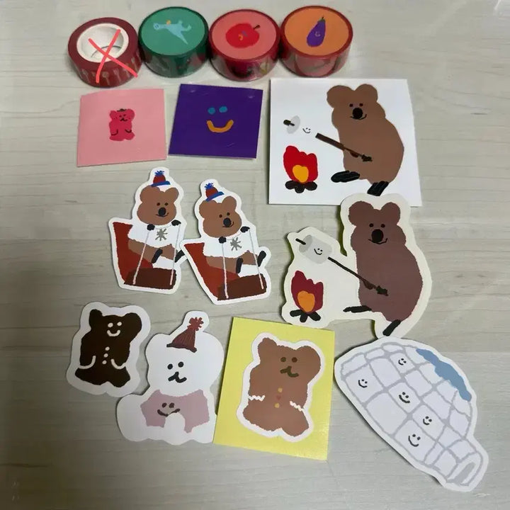 [BUNJANG] DinoTain Sticker Masking Tape / !!마지막세일!!    다이노탱 스티커 마테 처분