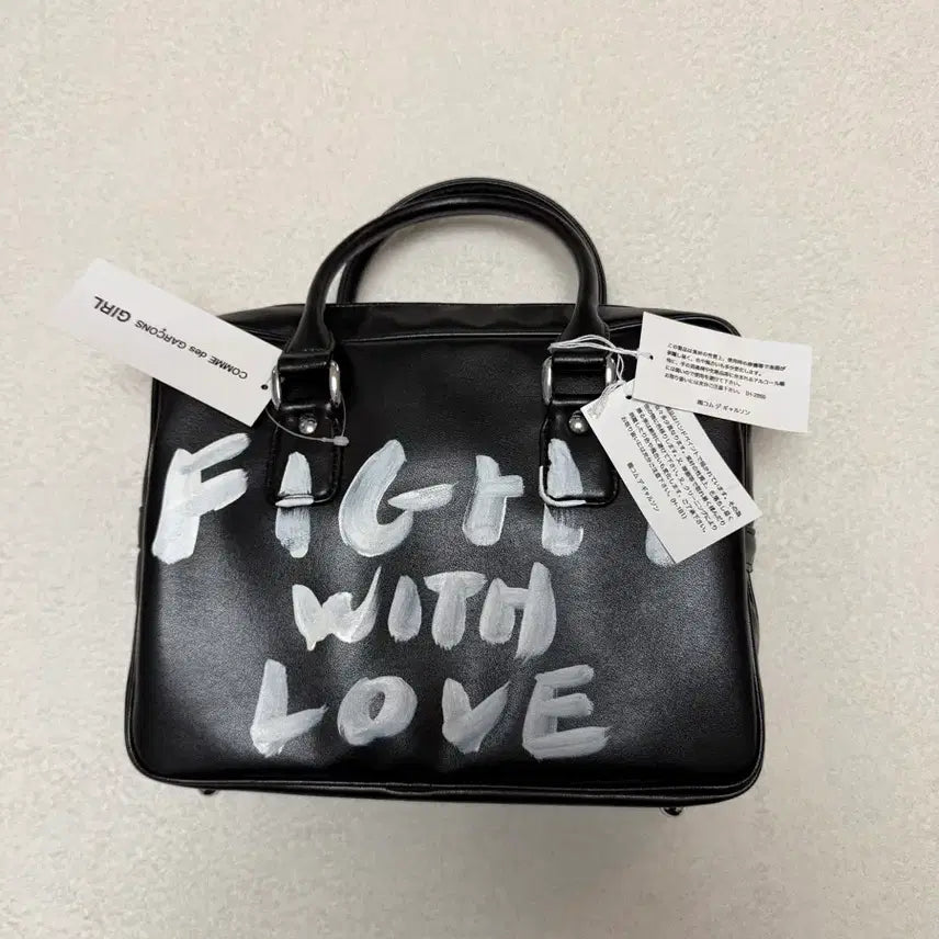 [BUNJANG] Comme des Garcons Girls Line Paint Bag / 꼼데가르송 걸즈 라인 페인트 백