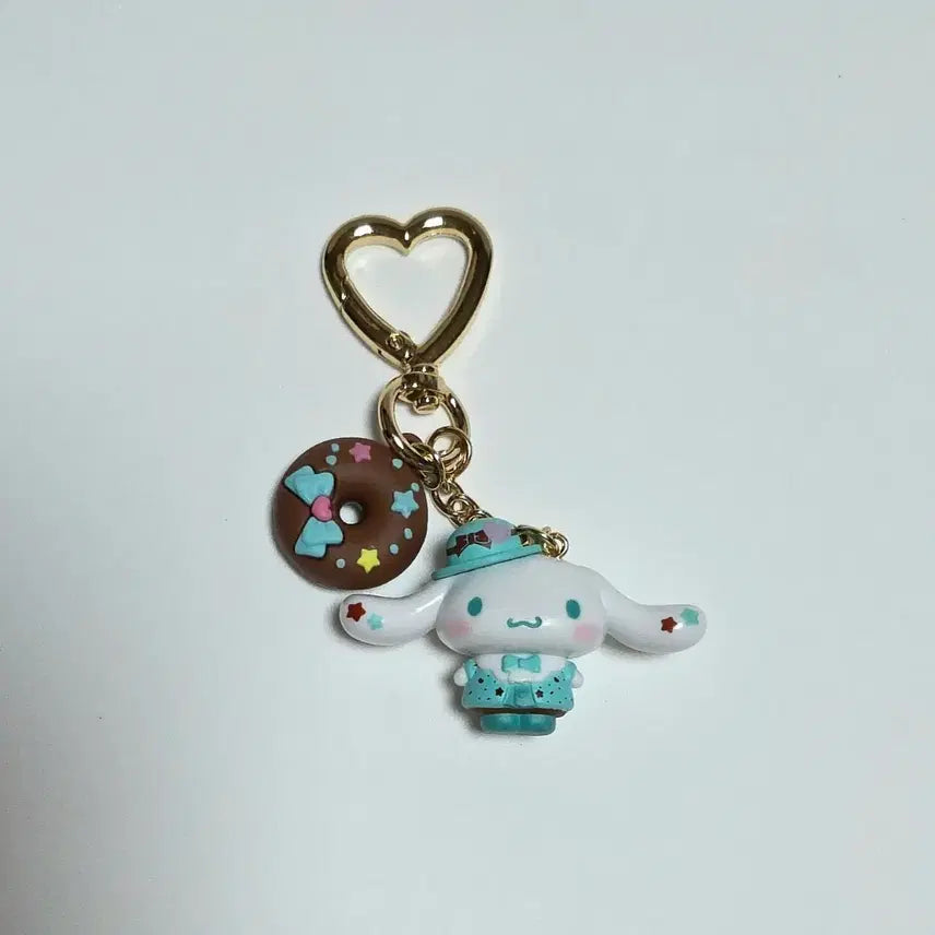 [BUNJANG] Sanrio Cinnamoroll Mint Chocolate Mascot Charm Keyring / 산리오 시나모롤 민트초코 마스코트참 스트랩 키링판매해요!