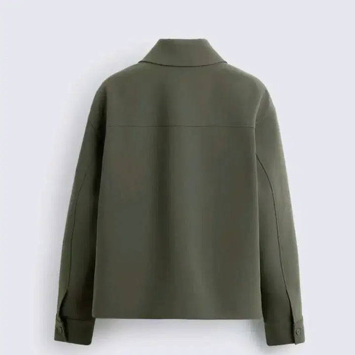 [BUNJANG] ZARA Oversized Shirt Khaki Green / L) 자라 박시핏 오버셔츠 카키색 6861 390 25fw 초록