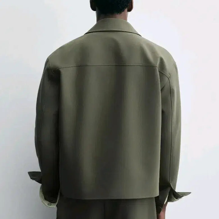 [BUNJANG] ZARA Oversized Shirt Khaki Green / L) 자라 박시핏 오버셔츠 카키색 6861 390 25fw 초록