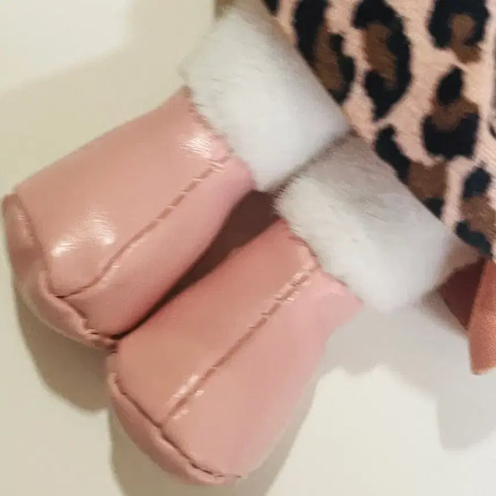 [BUNJANG] Hello Kitty Pink Leopard Print Long Legs Doll Keyring / (새상품) 핑크 호피 롱다리 키티 인형 키링